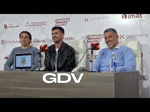 Conferencia y presentación de Ignacio Pussetto en #huracan