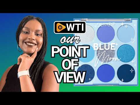 ColourPop Blue Moon Eyeshadow Palette - Monochromatic Blue Shadow Palette with Matte - WTI product video review