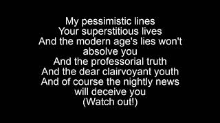 Bad Religion-Pessimistic Lines Lyrics
