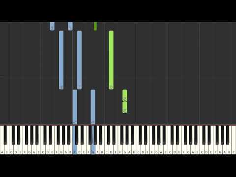 Es ist Abend - AnnenMayKantereit (EASY Piano Tutorial) (Instrumental / Synthesia)
