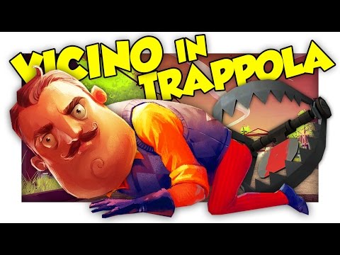 IL MIO VICINO DI CASA PAZZO SPARA-TRAPPOLE VOLANTI! - Hello Neighbor ITA [SpGioca]
