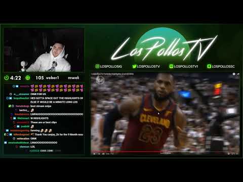 Lospollostv MAD Reacting to his BEST Fortnite Highlights!