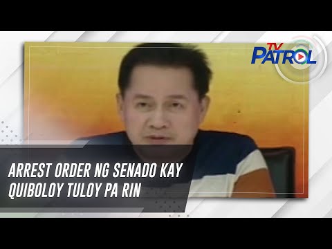 Arrest order ng Senado kay Quiboloy tuloy pa rin