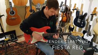 Video thumbnail for Fender Strat 1962 Fiesta Red by Guitar Village