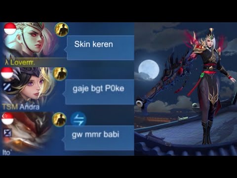 TOP GLOBAL LESLEY REVIEW SKIN COLLECTOR, TIM MALAH EMOSI, ANEH BANGET WKWK - MOBILE LEGENDS