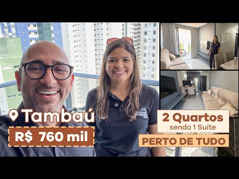 Apartment for sale in Tambaú with 2 bedrooms and complete infrastructure.