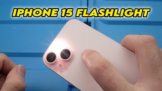 How To Turn On/Off the Flashlight of iPhone 15/ Pro / Plus