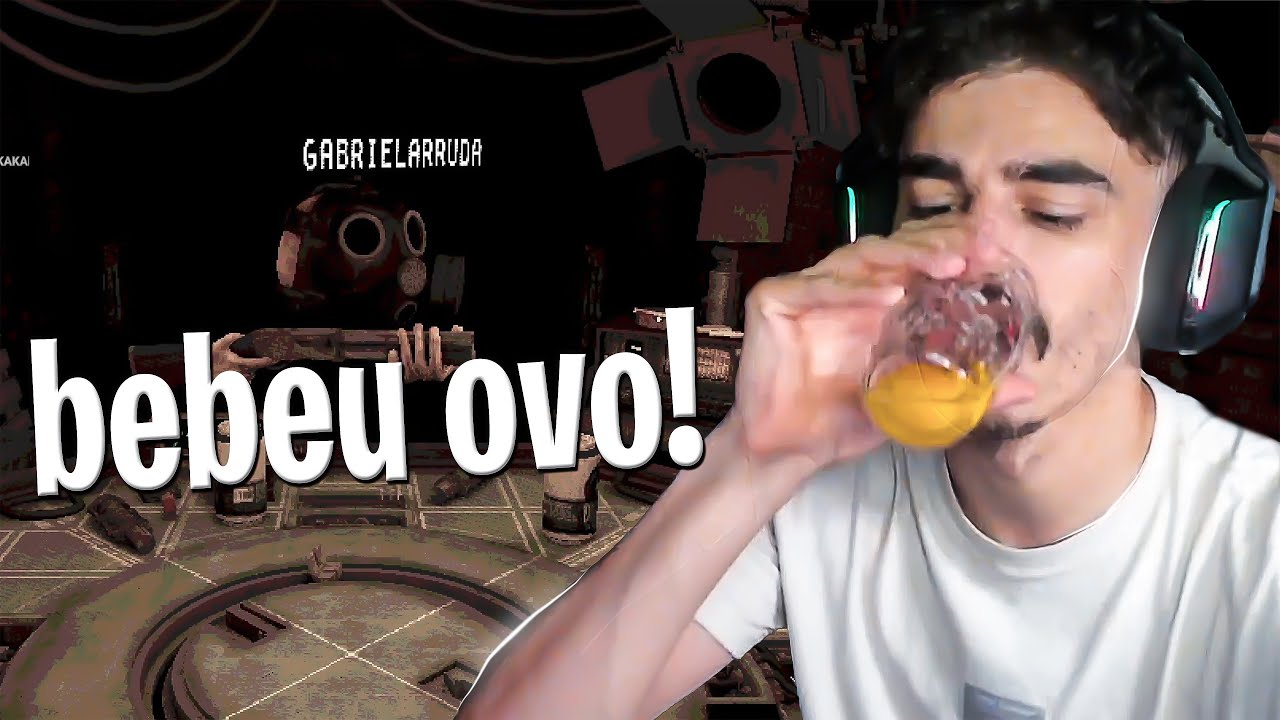 bistecone bebeu OVO depois de perder no Buckshot Roulette - ft. Gabriel e Misty