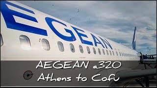 Aegean a320 - Athens Greece to Corfu Greece