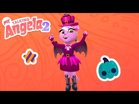 My Talking Angela 2 - Pink Angela Halloween Update Gameplay Walkthrough Episode 205
