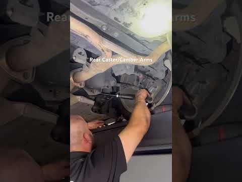 Honda Accord gets new rear Camber Caster Arms #automobile #suspension #hondaccord #car #honda