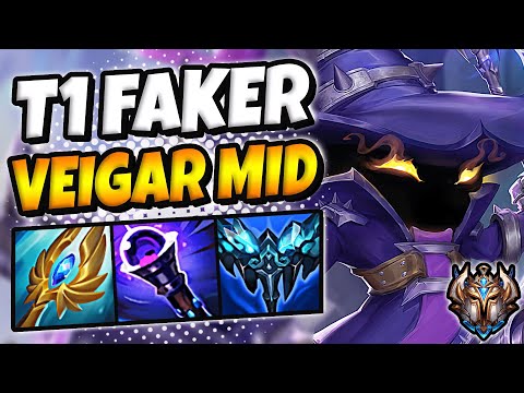 T1 Faker Veigar vs Ryze [ MID ] Patch 12.5 Korea Challenger ✅