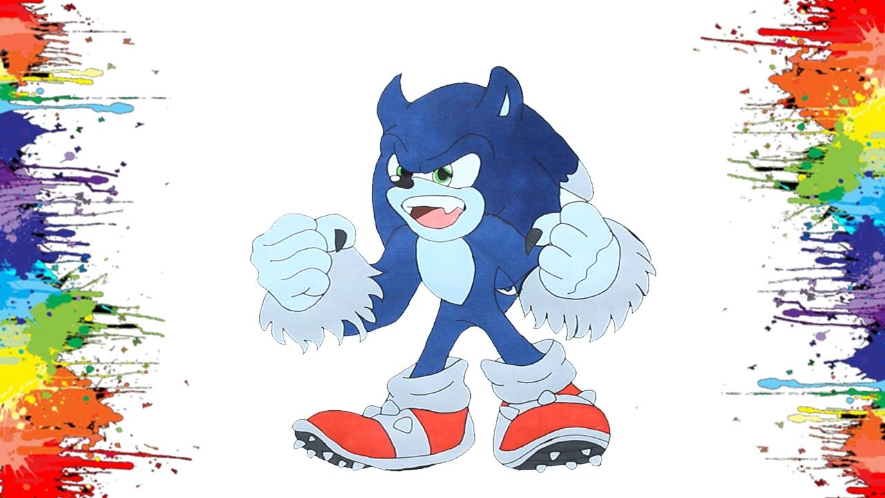 Watch Now Sonic Lobo, desenhar e colorir personagem de game. Sonic Lobo, desenhar e colorir personagem de game.