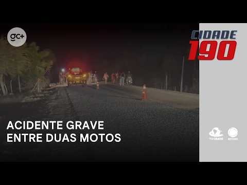 Acidente grave entre duas motos na rodovia que liga Sobral a Groaíras | Cidade 190