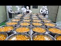 레인보우케이크 Amazing Mass Production Fantastic Rainbow Cake Making Process Korean Cake Fact