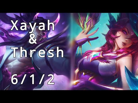 Xayah e Thresh vs  Ziggs e Morgana | Duo Bot Gameplay