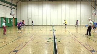 Pickleball catches on with the senior crowd