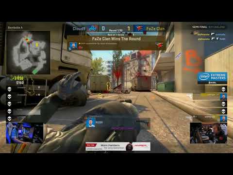 Olofmeister pistol round 3k - Cloud9 vs Faze - IEM Oakland 2017