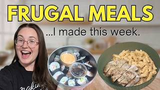 What's for Dinner? // $100 Grocery Budget for 2 Weeks Part 2 // FRUGAL Family Meals I Made This Week