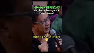 Download lagu Sindiran Berkelas!! Rocky Gerung kepada Faisal Asegaf!Reflyharun,Aiman tertawa || no rocky no party mp3