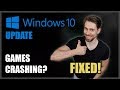 Games Crashing after Windows 10 Update!? FIXED! | Easy fix in simple steps Games Crashing after Windows 10 Update!? FIXED! | Easy fix in simple steps