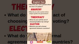 Quick English Quiz 🤔 | New Words Challenge (With Meanings)  #englishquiz