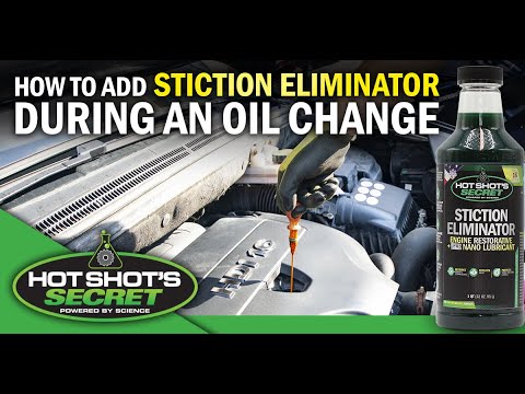 How to add Stiction Eliminator during an Oil Change.
