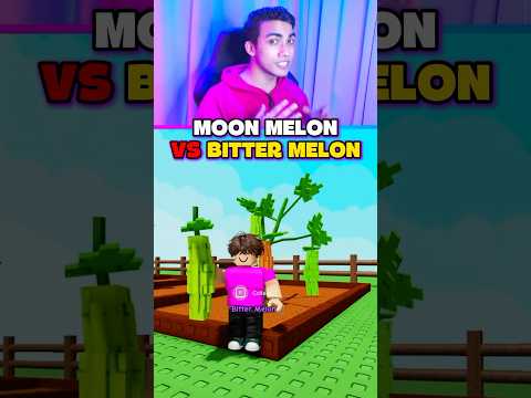 MOON MELON VS BITTER MELON GROW A GARDEN 😱