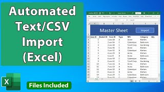 Automated Text Import in Excel with File Selection - The Easy Way - VBA