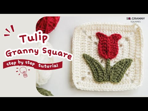 Tulip Granny Square🌷