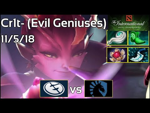 Support TI8: Evil Geniuses.Cr1t- TI8 Main Event - LB Round 5 - TI 2018 -  Dark Willow