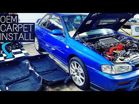 OEM Carpet Install Steps in 1993-2001 Impreza/GC8