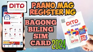 How to Register DITO SIM card 2024 | Paano mag register ng bagong DITO SIM