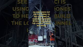 Vinci is using Elios drones to build a 57km tunnel between France and Italy ⛏️ #drone #mapping