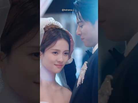 The moments they’re say yes,l do #cdrama #dylanwang #bailu #shorts #cute #weddingday #couplegoals