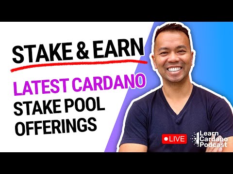 Latest Cardano Initial Stake Pool Offerings, New Cardano ISPO