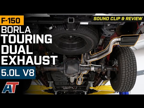 2021-2024 5.0L F-150 Borla Touring Dual Exhaust System Review & Sound Clip