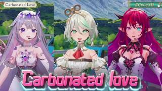 Cecilia, Biboo & IRyS Sing Carbonated Love 【Cecilia 3D SHOWCASE】