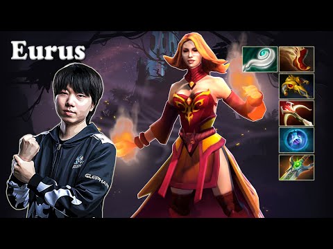 Eurus - Lina Midlane | Dota 2 7.30d Gameplay