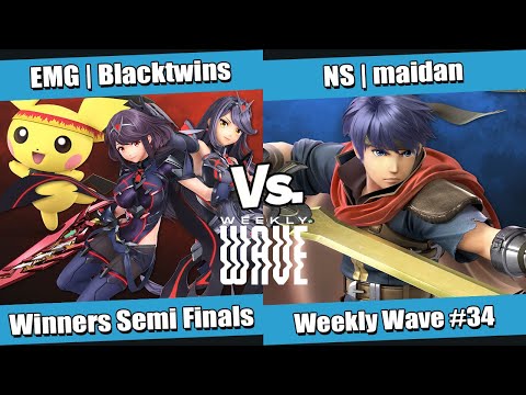 Weekly Wave #34 Winners Semi Finals - EMG | Blacktwins (Aegis, Pichu) vs NS | maidan (Ike)