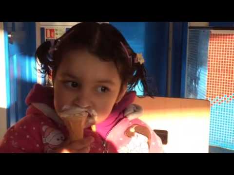Pratyusha welcoming summer with ice cream