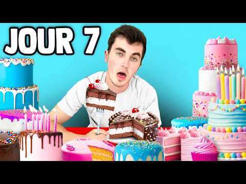 J'ai Mangé Que Des GÂTEAUX Pendant 7 JOURS