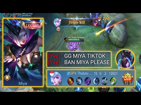 MIYA BUILD TERSAKIT 2022 TOP GLOBAL YVE LANGSUNG MINTA AMPUN