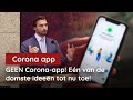 Dit is waarom de Corona-app écht een heel slecht idee is!
