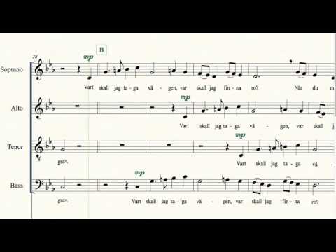 SATB Av hjärtat jag dig älskat