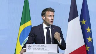 L'accord UE-Mercosur est très mauvais, bâtissons un nouvel accord, dit Macron au Brésil | AFP