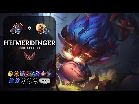 Heimerdinger Support vs Leona - EUW Grandmaster Patch 13.4