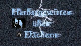 Herbstgewitter über Dächern (Reinhard Mey) - (JHS)