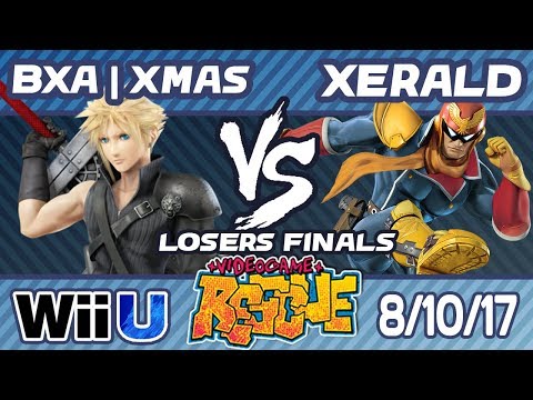 Video Game Rescue 8/10/17 - BxA | Xmas (Cloud) vs. Xerald (Cpt. Falcon) - LOSERS FINALS