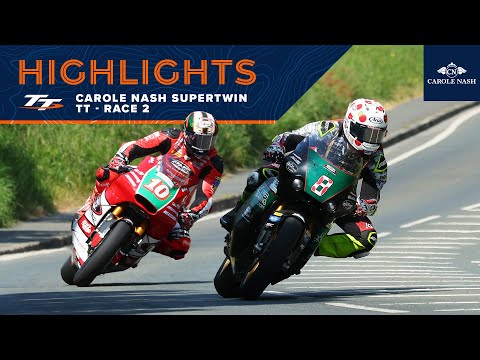 Carole Nash Supertwin TT Race 2 - Highlights | 2023 Isle of Man TT Races